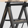 Topteng Foldable Clothes Drying Rack with 4-Step Ladder, Aluminum Frame, Easy Assembly, Indoor Outdoor Use - 4 of 4