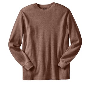 KingSize Men's Big & Tall Tall Waffle-Knit Thermal Crewneck Tee Big - 1 of 4