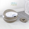 Dolu Nuve Potty Training Seat, Portable Toilet Chair for Kids, Stone Grey - 4 of 4