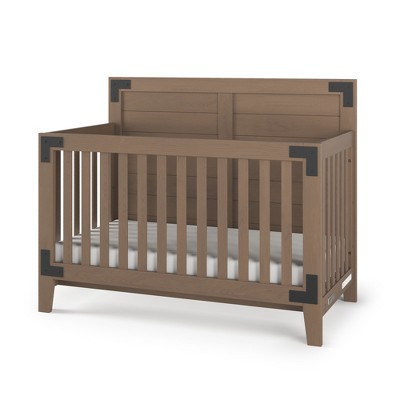 Child Craft Lucas 4-in-1 Convertible Crib, Converts to Day Bed, Toddler Bed and Full Size Bed, 3 Adjustable Mattress Positions, Baby Safe Finish