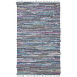 Rag Rug RAR121 Hand Woven Indoor Rugs - Safavieh - 1 of 4