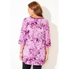 Catherines Women's Plus Size Y-Neck Stud Accent Tunic - 3 of 4