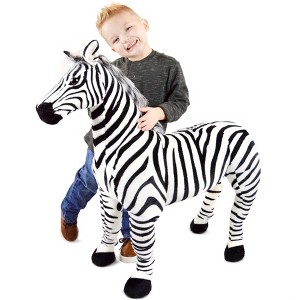 Zelassie The Zebra - 32 Inch Stuffed Animal Plush - By Viahart - 1 of 4