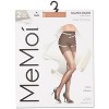 Memoi 2 Pair Women's Satin Sheer Shaper Top Pantyhose - 3 of 4