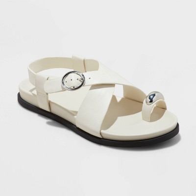 Women's Penelope Toe Ring Footbed Sandals - A New Day™
