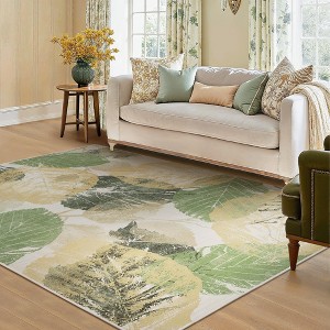 Abynow Medallion Distressed Persian Indoor Area Rug - 1 of 4