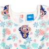 Disney Princess Mulan Belle Ariel Cinderella Sleeveless Romper Pink - 3 of 4