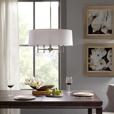 Modern Hanging Ceiling Lamps Luxury Hanging Pendant Ceiling Lights 5-Light Drum Shade Chandelier Contemporary Pendant Light For Bedroom Living Room