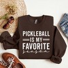 Simply Sage Market Women's Graphic Sweatshirt Pickleball Is My Favorite Season - image 3 of 3