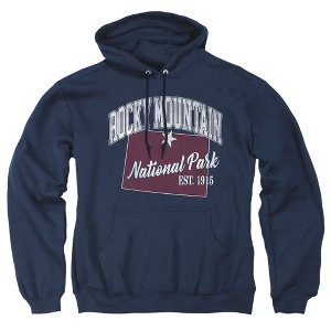 Men's Rocky Mountain National Park State Line Pull-Over Hoodie - 1 of 4