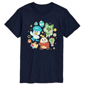 Men's - Pokémon - Sprig Fuec Quax Cafe Short Sleeve Graphic T-Shirt - 1 of 4