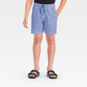 Boys' 4th of July Pull-On Geometric Print Shorts - Cat & Jack™ - 1 of 3