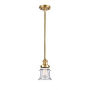 Canton - 1 Light Stem Hung Mini Pendant In Industrial Style-8.5 Inches Tall and 5.25 Inches Wide - 1 of 1