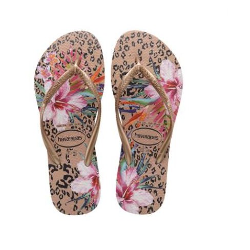 Havaianas Women's Slim Animal Floral Flip Flop Sandals - Crocus Rose, 11-12  Women : Target