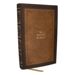 1611 KJV with Apocrypha, Brown Leathersoft - by  Thomas Nelson (Leather Bound) - 1 of 1