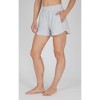 Yogalicious Womens Loop Terry Up Shore Fold Over Short - 2 of 3
