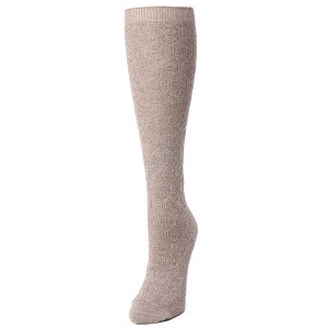 Natori Medallion Knit Wool Blend Knee Socks 9-11 - 1 of 1