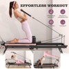Foldable Pilates Equipment for Home Gym - Pilates Reformer Machine for Home Workouts, with Jump Board, Additional 4 Springs - 2 of 4