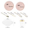 Smarty Had A Party Pink Flat Round Disposable Plastic Tableware Set (60 Settings) - 2 of 4