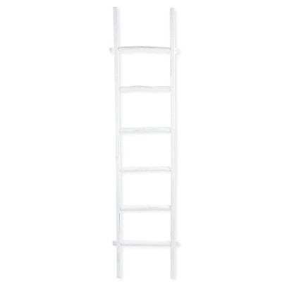 Cheung's Atwater Rustic White Ladder