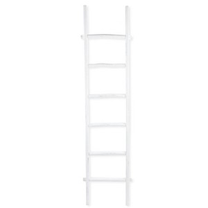 Cheung's Atwater Rustic White Ladder - 1 of 4