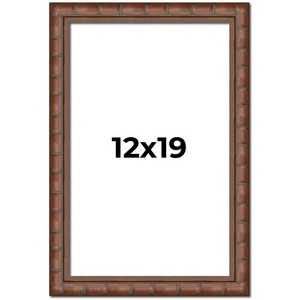 PosterPalooza | 12x19 Modern Bamboo Picture Frame, UV Acrylic, 5 Finishes - 1 of 4