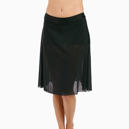 Calypsa Women's 3in1 Swim Skirt With Attached Shorts - image 1 of 4