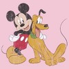 Girl's Disney Mickey and Pluto T-Shirt - 2 of 4