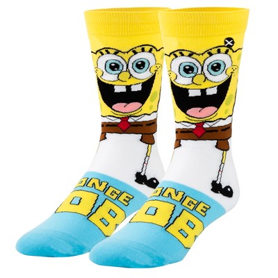 Odd Sox, Spongebob Smilepants, Funny Novelty Socks, Large