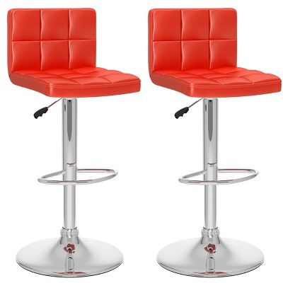 red bar stools