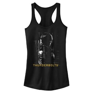 Juniors Marvel: Thunderbolts Yelena Silhouette Racerback Tank - 1 of 4