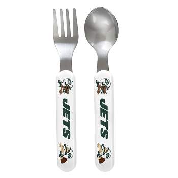 BabyFanatic Team Logo Fork And Spoon Pack - NFL New York Jets
