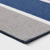 4'x5'6" Back to College Rugby Striped Accent Rug Gray/Blue - Room Essentials™ - 3 of 4