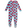 RuffleButts Gender Inclusive Modal Blend Baby One Piece Footie Pajamas - 2 of 4