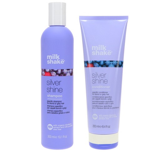 milk_shake Silver Shine Shampoo 10.1 oz & Silver Shine Conditioner 8.4 oz  Combo Pack