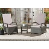 Herman Recliner 3 Pc Set - Indoor/Outdoor - PAT7540 - Safavieh - 2 of 4