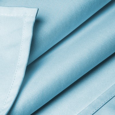 Baby Blue 90 x 156 Inch Polyester Rectangular Tablecloth Set