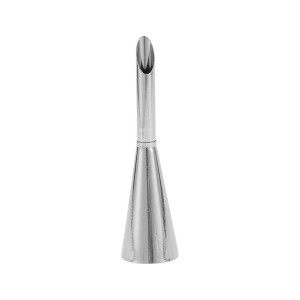 Unique Bargains Piping Tip Small Puff Mouth 304 Stainless Steel Silver Tone 1 Pcs - 1 of 3