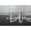 Progress Lighting, Looking Glass, 4-Light Pendant, Polished Nickel, Seeded Glass Shade - 2 of 4