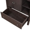 NicBex Bathroom Storage Cabinet without Sink Bathroom Cabinets with 2 Spacious Cabinet Doors, 2 Open Shelf  and 1 Drawer for Bathroom - 3 of 4