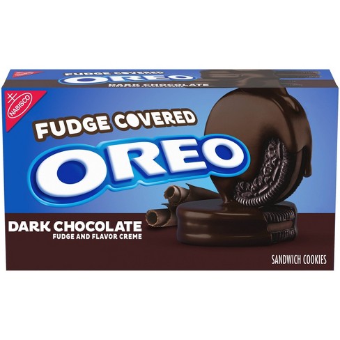 Oreo Fudge Covered Dark Chocolate 9.9oz : Target