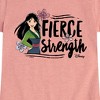 Girls' - Disney - Fierce Strength Fitted Short Sleeve Graphic T-Shirt - 2 of 4