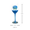 Evergreen Los Angeles Chargers, 17oz Boxed Stemware - 2 of 4