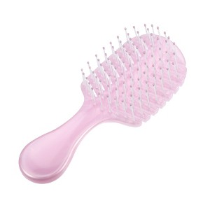 Unique Bargains Leaf Style Hollow Comb Hair Brush 1 Pc - 1 of 4