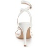 Journee Collection Womens Waverlee Open Toe High Stiletto Pumps White 11 - 3 of 4