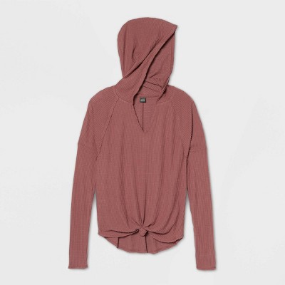 front tie sweatshirt