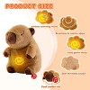 TITQWOP Capybara Breathing Stuffed Animal,Anxiety Relief Capybara Sleeping Plush with Realistic Breathing Motion Soothing Music Lights - 3 of 4