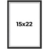 PosterPalooza | Flat Silver Picture Frame - UV Acrylic, Foam Board Backing, Hanging Hardware - 2 of 4