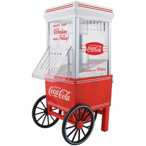 Nostalgia OFP501COKE Coca-Cola 12-Cup Hot Air Popcorn Maker - 1 of 3