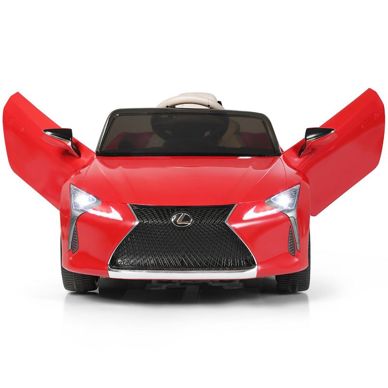 Costway 12V Kids Ride on Car Lexus LC500 Licensed Remote Control Electric Vehicle Red, 1 of 11